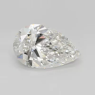 2.04ct F VS1 Rare Carat Ideal Cut Pear Lab Grown Diamond