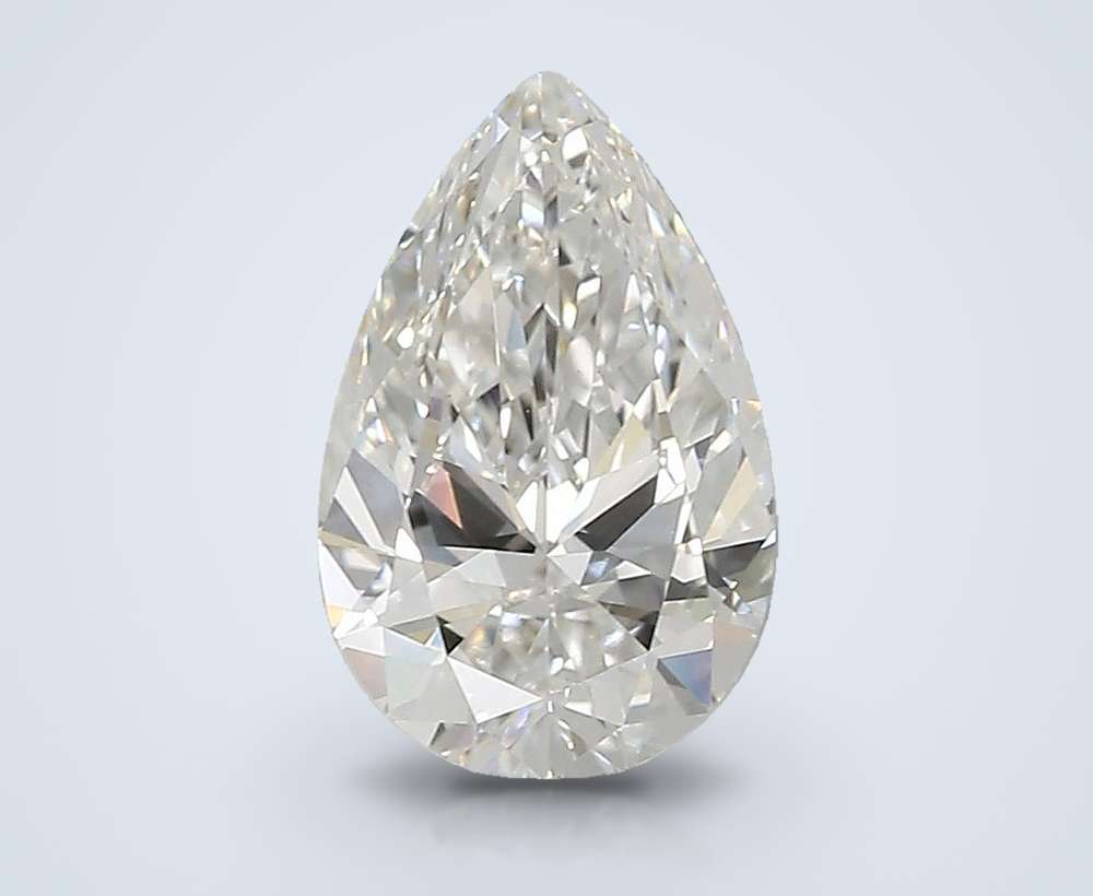 2.04ct F VS1 Rare Carat Ideal Cut Pear Lab Grown Diamond