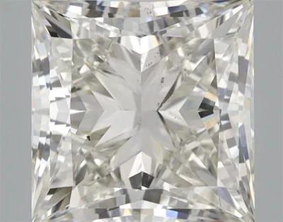 3.80ct H VS2 Rare Carat Ideal Cut Princess Lab Grown Diamond