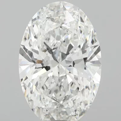 10.28ct F VVS2 Rare Carat Ideal Cut Oval Lab Grown Diamond