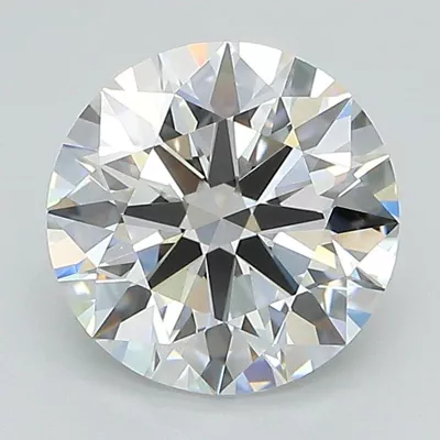 2.09ct D VS1 Rare Carat Ideal Cut Round Lab Grown Diamond