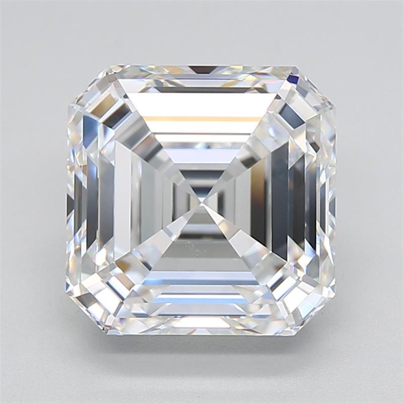 5.06ct D VVS1 Rare Carat Ideal Cut Asscher Lab Grown Diamond