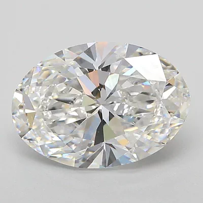 2.59ct E VS1 Rare Carat Ideal Cut Oval Lab Grown Diamond