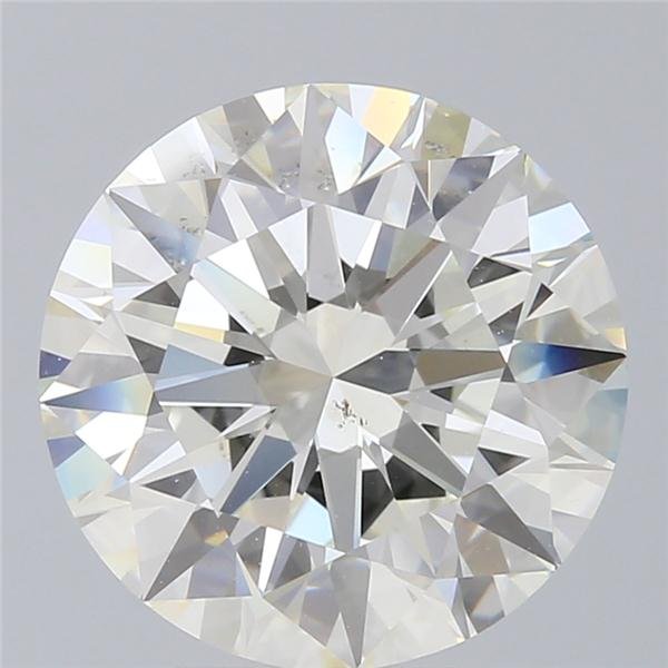 3.70ct J SI1 Rare Carat Ideal Cut Round Diamond