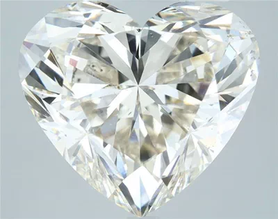 7.10ct I SI1 Rare Carat Ideal Cut Heart Diamond