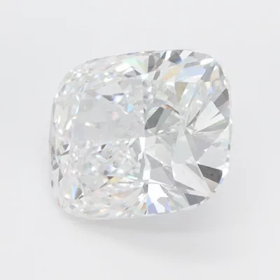 3.02ct D VVS2 Rare Carat Ideal Cut Cushion Lab Grown Diamond