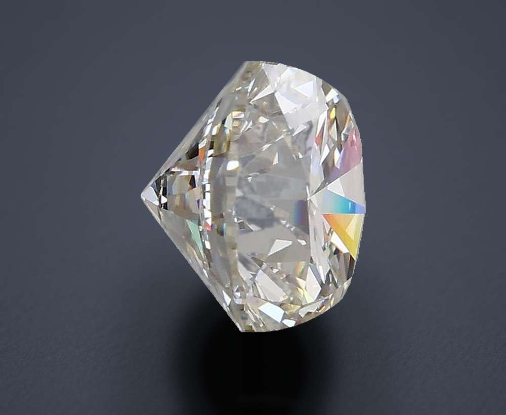 3.07ct H VS1 Rare Carat Ideal Cut Round Lab Grown Diamond