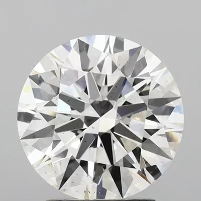 3.22ct E SI1 Rare Carat Ideal Cut Round Lab Grown Diamond