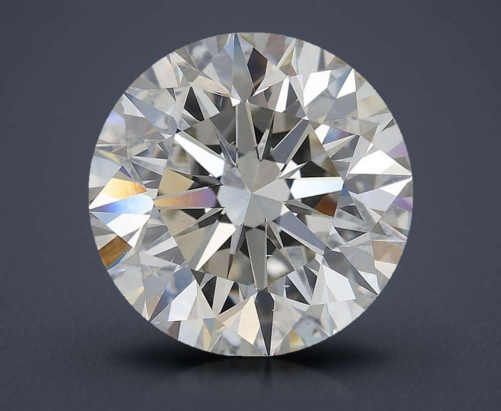 3.02ct H VS1 Excellent Cut Round Lab Grown Diamond