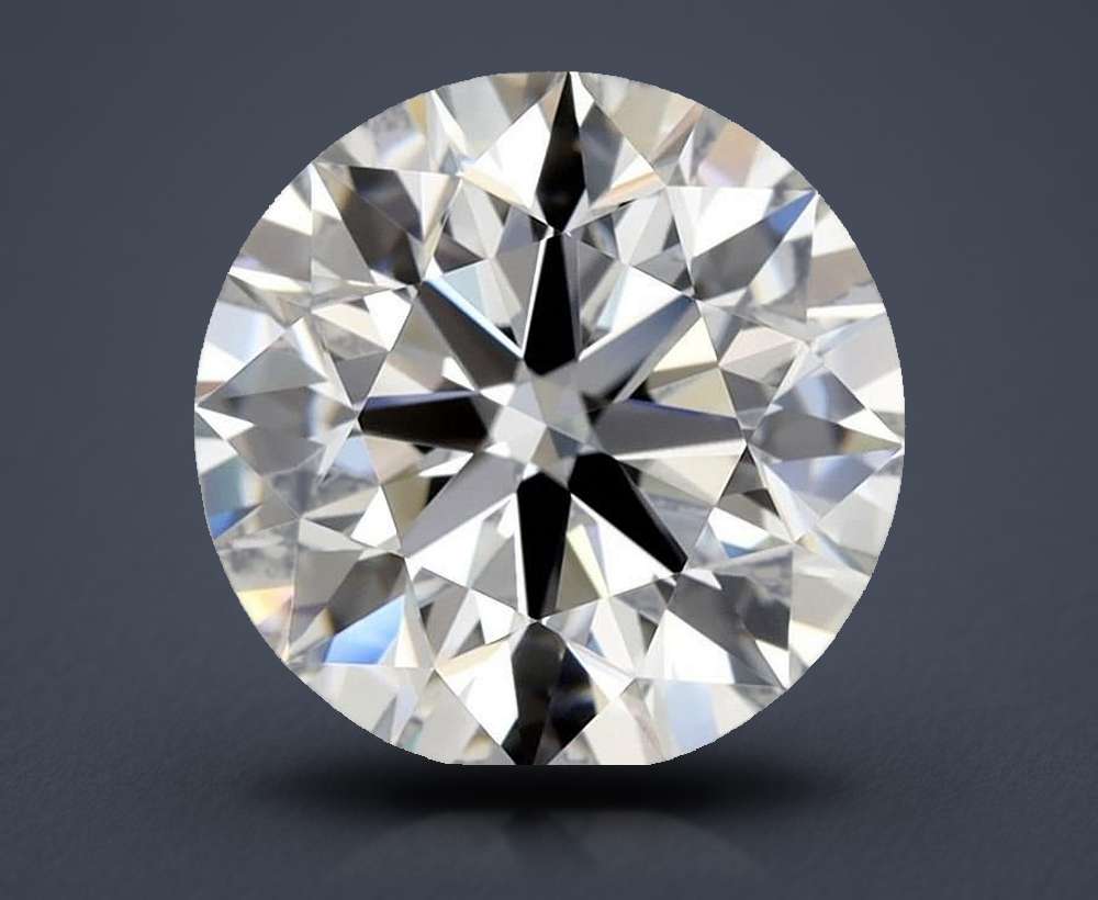 2.70ct F IF Rare Carat Ideal Cut Round Diamond