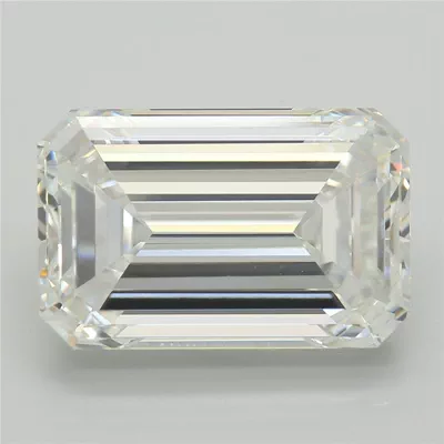 7.51ct F VVS2 Very Good Cut Emerald Lab Grown Diamond