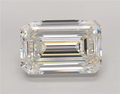 13.73ct G VVS2 Rare Carat Ideal Cut Emerald Lab Grown Diamond