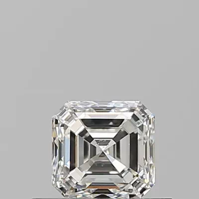 0.51ct H SI1 Very Good Cut Asscher Diamond