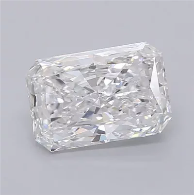 3.05ct E VVS2 Rare Carat Ideal Cut Radiant Lab Grown Diamond