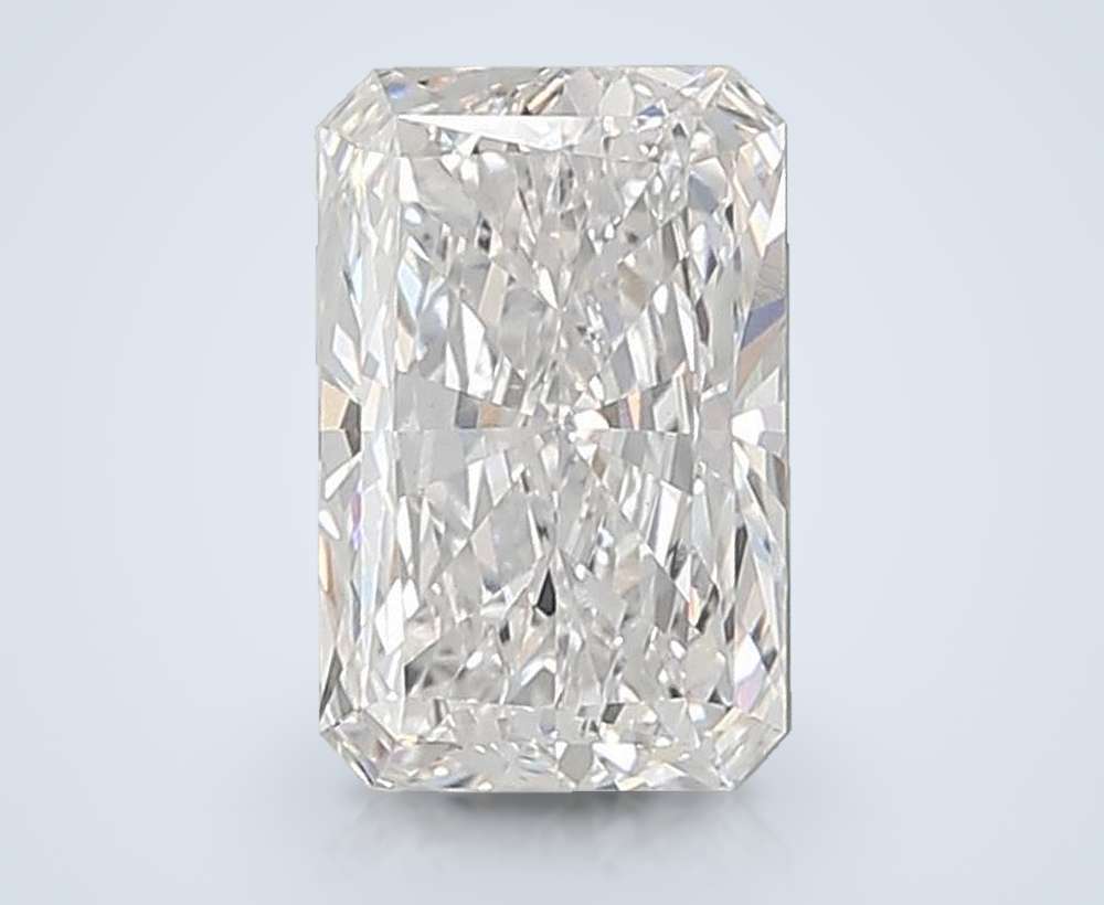 5.33ct E VVS2 Rare Carat Ideal Cut Radiant Lab Grown Diamond