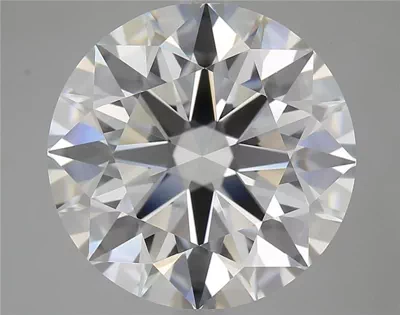 5.16ct F VVS1 Rare Carat Ideal Cut Round Diamond