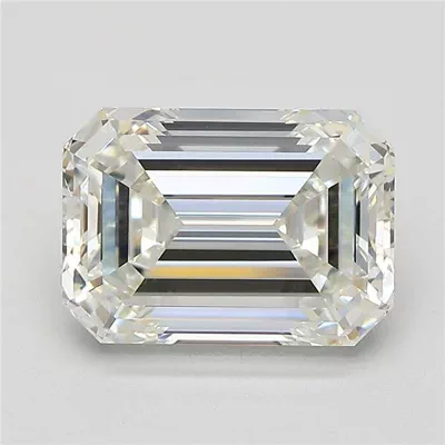 3.73ct J VVS2 Excellent Cut Emerald Diamond