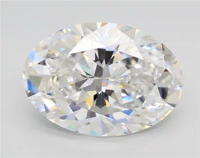 3.02ct E VVS2 Rare Carat Ideal Cut Oval Lab Grown Diamond