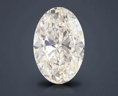 12.02ct I IF Rare Carat Ideal Cut Oval Diamond