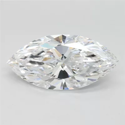 2.33ct D FL Rare Carat Ideal Cut Marquise Lab Grown Diamond