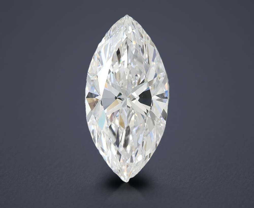 2.33ct D FL Rare Carat Ideal Cut Marquise Lab Grown Diamond