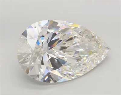 19.74ct G VS1 Rare Carat Ideal Cut Pear Lab Grown Diamond
