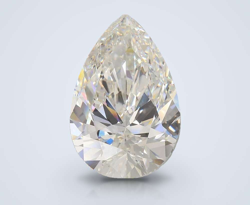 19.74ct G VS1 Rare Carat Ideal Cut Pear Lab Grown Diamond