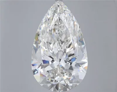 17.07ct F SI1 Rare Carat Ideal Cut Pear Lab Grown Diamond