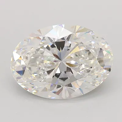 4.08ct E VVS2 Rare Carat Ideal Cut Oval Lab Grown Diamond