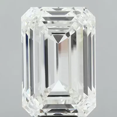 15.05ct G VVS2 Rare Carat Ideal Cut Emerald Lab Grown Diamond