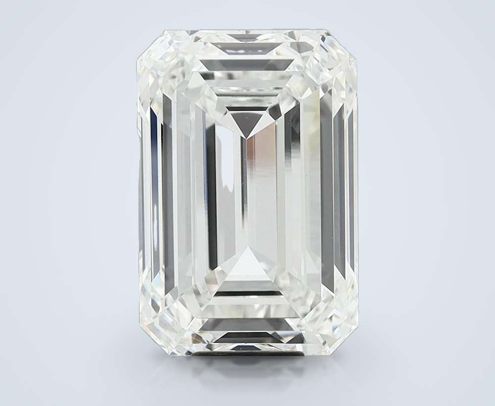 15.05ct G VVS2 Rare Carat Ideal Cut Emerald Lab Grown Diamond