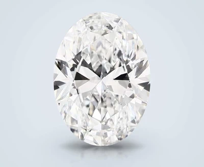 10.11ct F VS1 Rare Carat Ideal Cut Oval Lab Grown Diamond