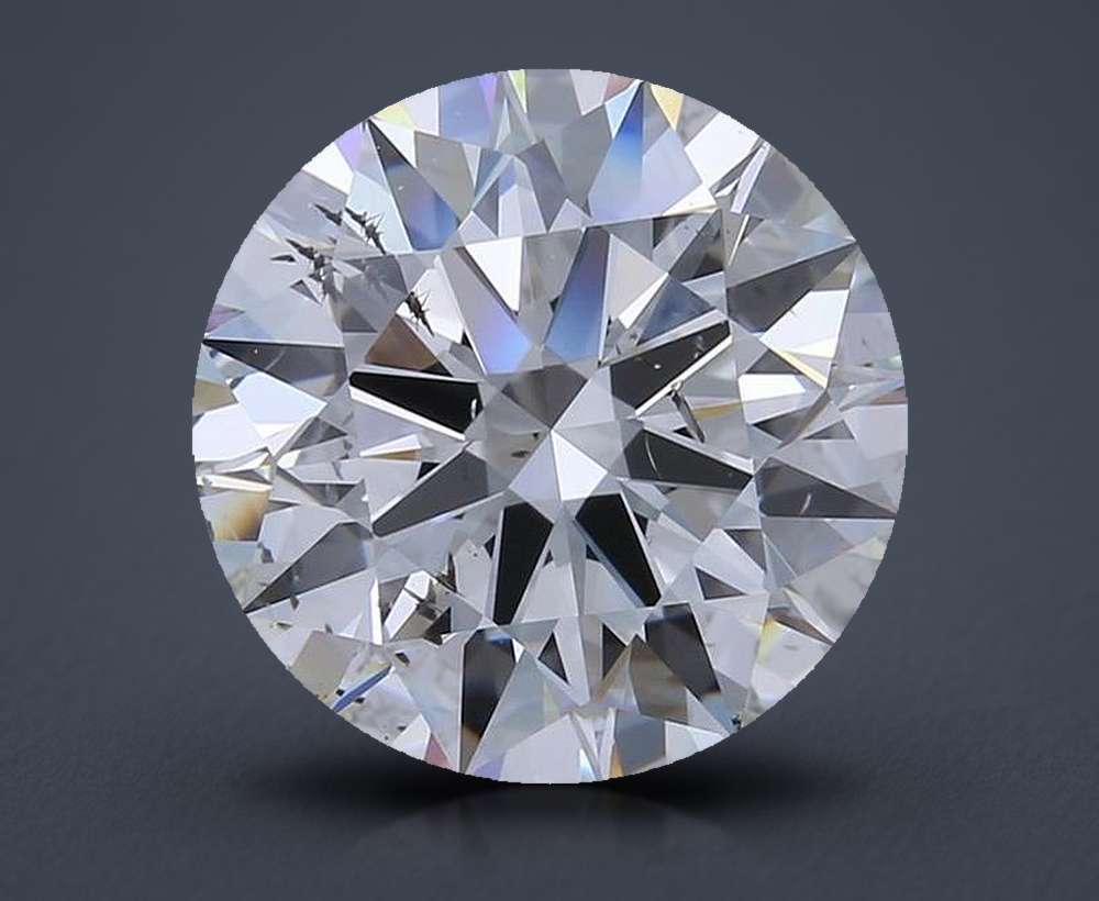 3.00ct E SI2 Rare Carat Ideal Cut Round Diamond