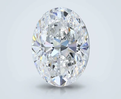2.81ct D SI1 Rare Carat Ideal Cut Oval Diamond