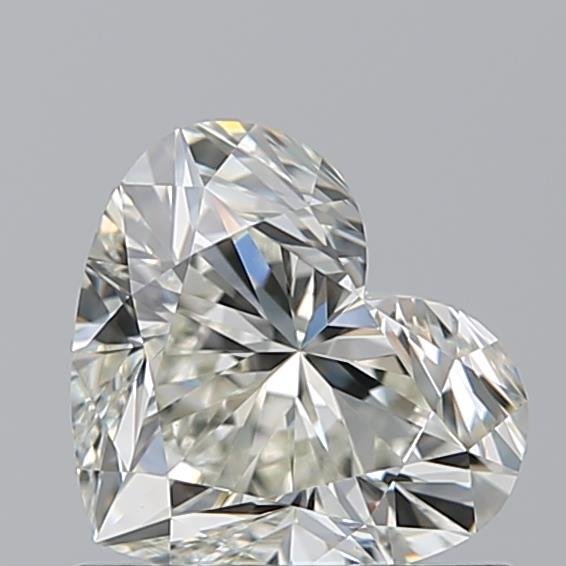 0.81ct K VVS2 Rare Carat Ideal Cut Heart Diamond