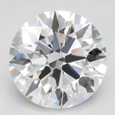 2.46ct D IF Rare Carat Ideal Cut Round Lab Grown Diamond