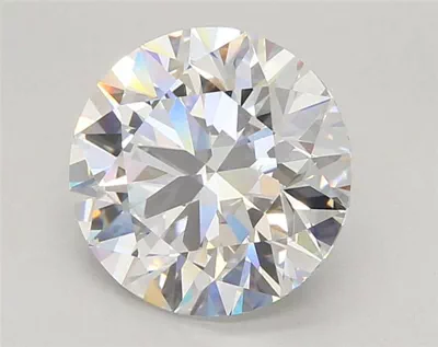 3.54ct D VVS2 Rare Carat Ideal Cut Round Lab Grown Diamond