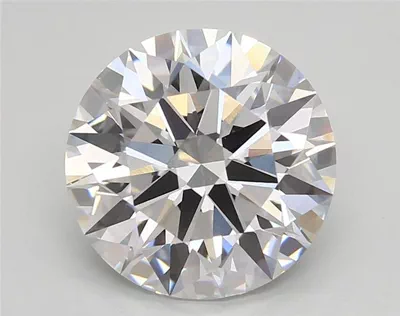 4.59ct D VVS2 Rare Carat Ideal Cut Round Lab Grown Diamond