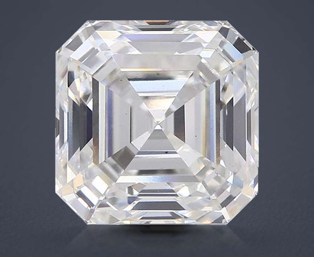 10.31ct F VS1 Rare Carat Ideal Cut Asscher Lab Grown Diamond