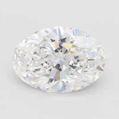 4.24ct E VVS2 Rare Carat Ideal Cut Oval Lab Grown Diamond