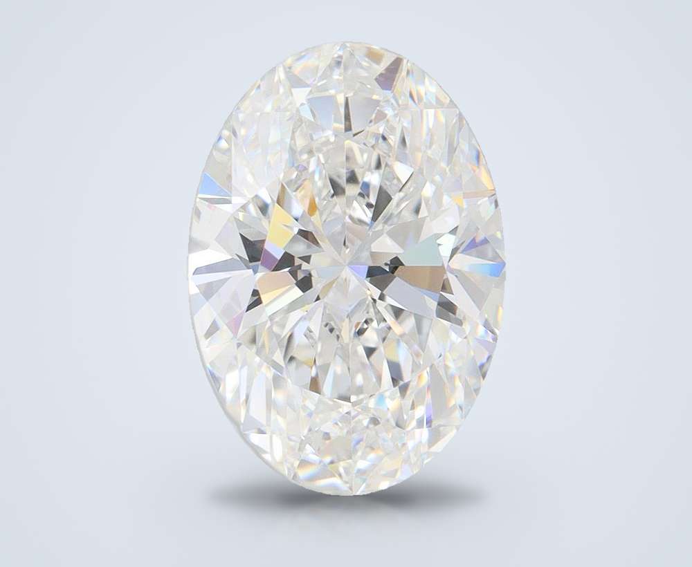 4.24ct E VVS2 Rare Carat Ideal Cut Oval Lab Grown Diamond