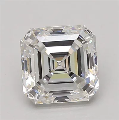 2.02ct D VS1 Rare Carat Ideal Cut Asscher Lab Grown Diamond