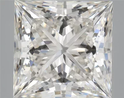 9.03ct H VS1 Rare Carat Ideal Cut Princess Lab Grown Diamond