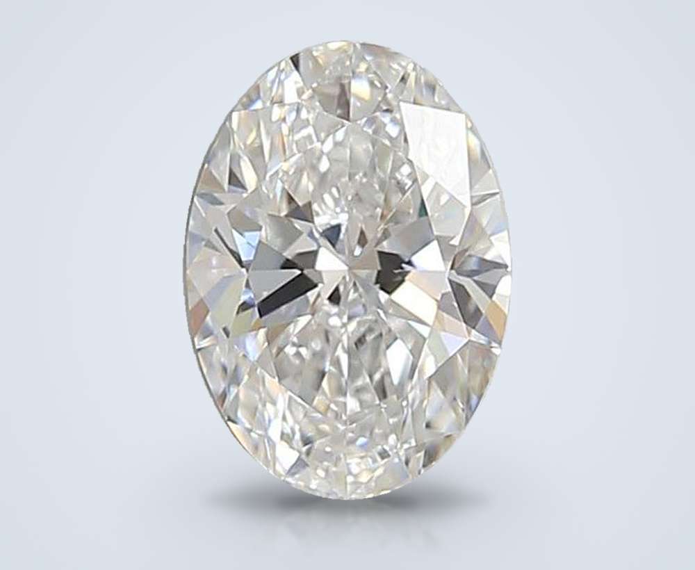 1.31ct D VVS2 Rare Carat Ideal Cut Oval Lab Grown Diamond