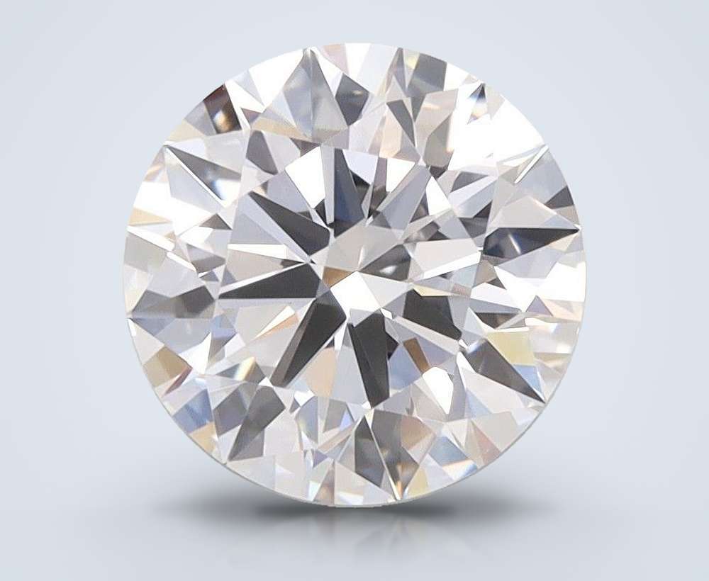 1.24ct D VVS2 Rare Carat Ideal Cut Round Lab Grown Diamond
