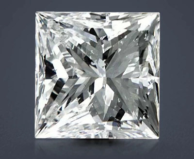 0.70ct D SI2 Very Good Cut Princess Diamond