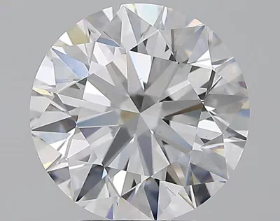 4.01ct E VS2 Rare Carat Ideal Cut Round Diamond