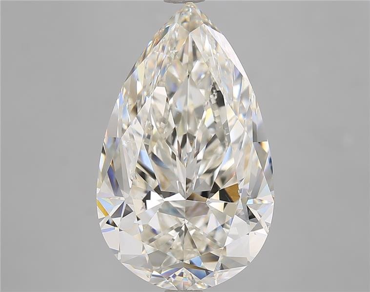8.54ct J SI1 Rare Carat Ideal Cut Pear Diamond