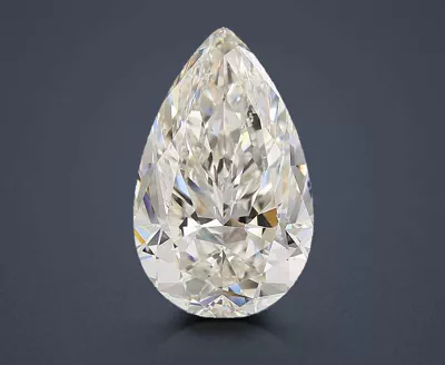 8.54ct J SI1 Rare Carat Ideal Cut Pear Diamond