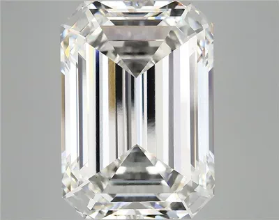 13.16ct F VVS2 Rare Carat Ideal Cut Emerald Lab Grown Diamond